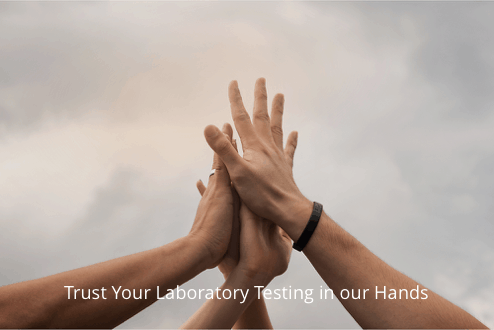 Image of hands high fiving with the text 