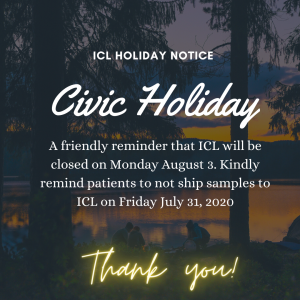 Civic Holiday Closure Graphic